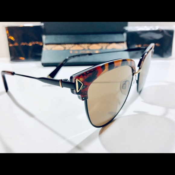 La Matta Sunglasses Havana Brow Black Red; w/Brown - Picture 3 of 8